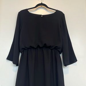 Perfect little black dress with waist detail
